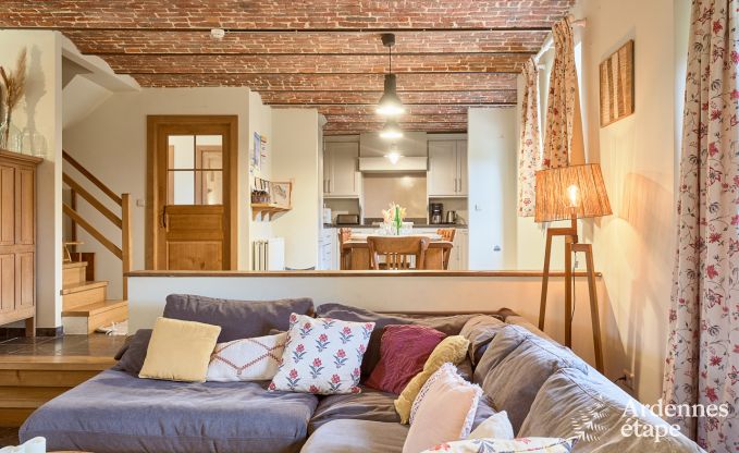 Gezellig vakantiehuis in Havelange voor 10 personen met tuin en houtkachel in de Condroz