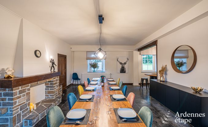 Vakantiehuis in M�an voor 14 personen nabij Durbuy met zwembad, bar, speelkamer en priv�tuin