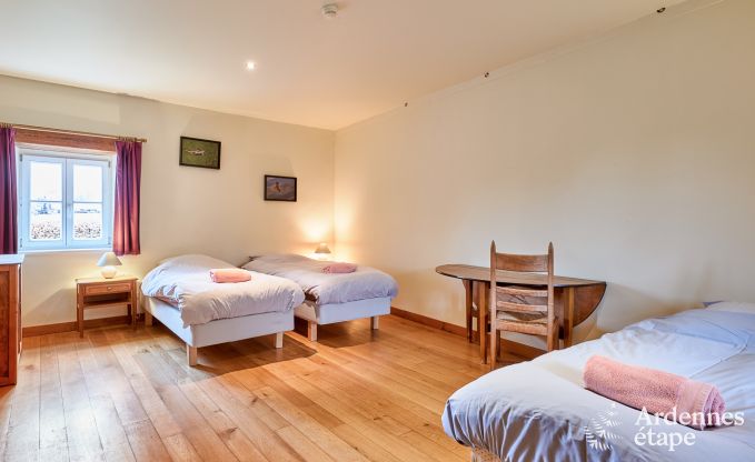 Gezellig vakantiehuis in Havelange voor 10 personen met tuin en houtkachel in de Condroz