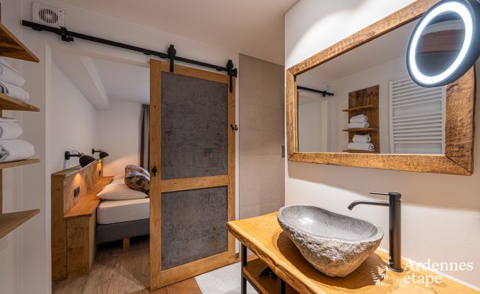 Ruime vakantiewoning voor 15 personen in Hotton, Ardennen, met 6 slaap- en badkamers, haardvuur, biljart en terras met vuurkorf