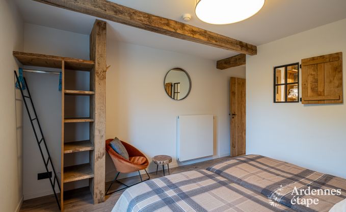 Ruime vakantiewoning voor 15 personen in Hotton, Ardennen, met 6 slaap- en badkamers, haardvuur, biljart en terras met vuurkorf