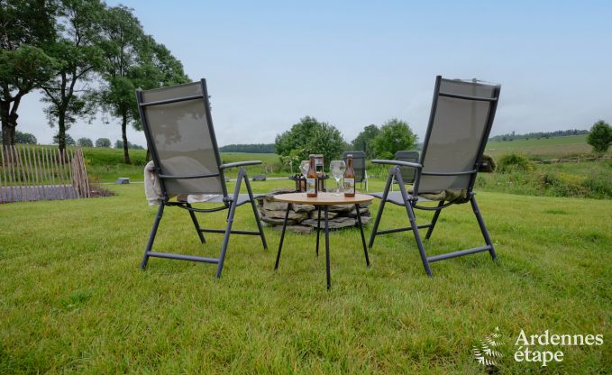 Tiny house aan het natuurreservaat Canal de Bernistap in Houffalize, Ardennen