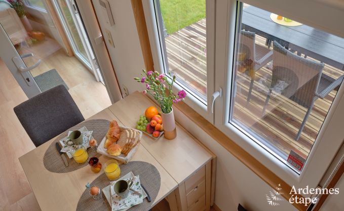 Tiny house aan het natuurreservaat Canal de Bernistap in Houffalize, Ardennen