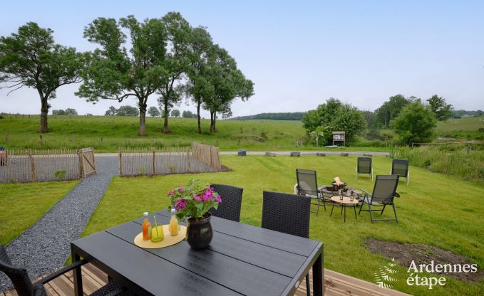 Tiny house aan het natuurreservaat Canal de Bernistap in Houffalize, Ardennen