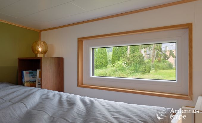 Tiny house aan het natuurreservaat Canal de Bernistap in Houffalize, Ardennen