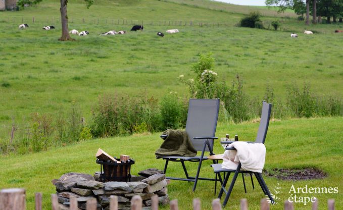 Tiny house aan het natuurreservaat Canal de Bernistap in Houffalize, Ardennen