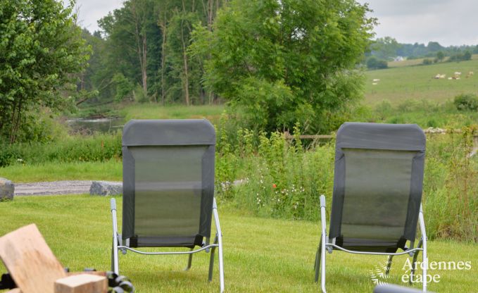 Tiny house aan het natuurreservaat Canal de Bernistap in Houffalize, Ardennen