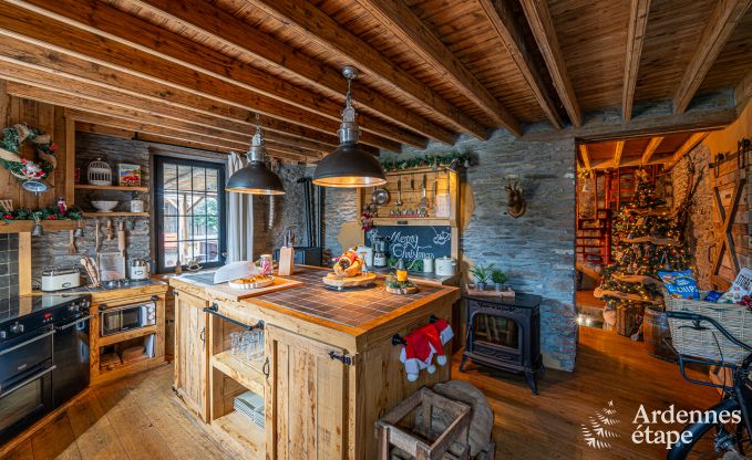 Uniek vakantiehuis voor 6 personen in Houffalize, het hele jaar in kerstsfeer!