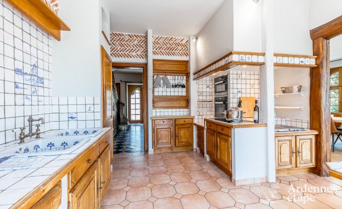 Luxevilla in het hart van Houffalize: vakantiewoning voor 24 personen met sauna, jacuzzi en speelkamer in de Ardennen