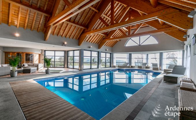 Luxe villa met zwembad voor 12-13 p. in de Ardennen (Houffalize)