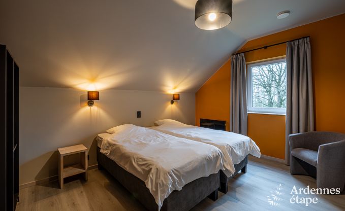 luxe villa in Houffalize: accommodatie voor 18 personen met zwembad, sauna en priv� tuin in de Ardennen