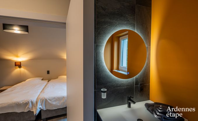 luxe villa in Houffalize: accommodatie voor 18 personen met zwembad, sauna en priv� tuin in de Ardennen
