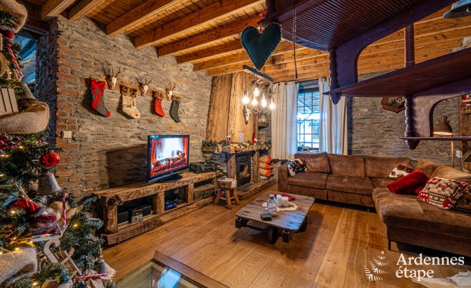 Uniek vakantiehuis voor 6 personen in Houffalize, het hele jaar in kerstsfeer!
