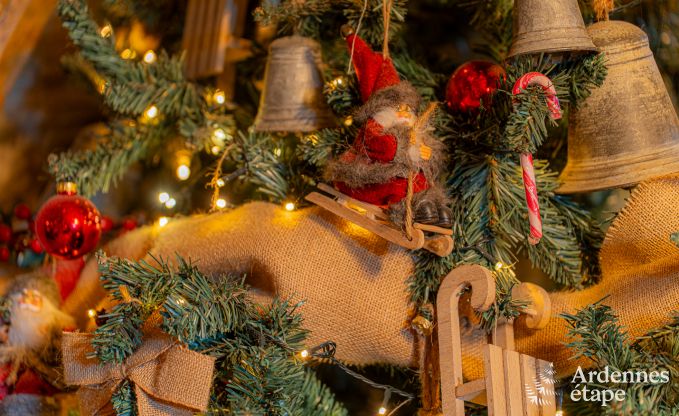 Uniek vakantiehuis voor 6 personen in Houffalize, het hele jaar in kerstsfeer!