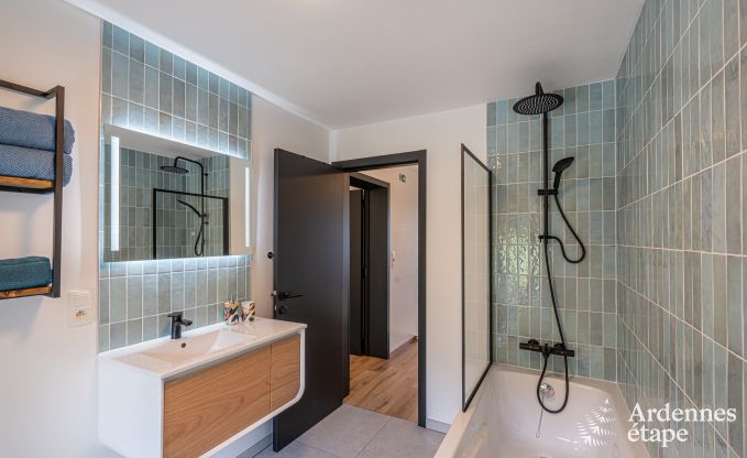 Ruim vakantiehuis voor 12 personen met 4 slaapkamers, 3 badkamers, jacuzzi, speelruimte en tuin