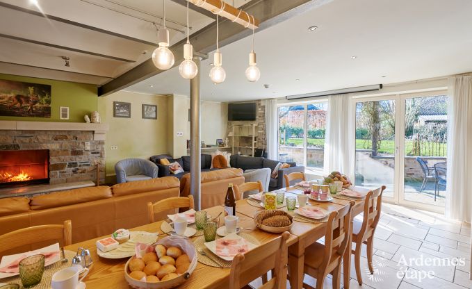 Luxe vakantiewoning in Jalhay voor 12 personen met jacuzzi, speelkamer en priv�tuin