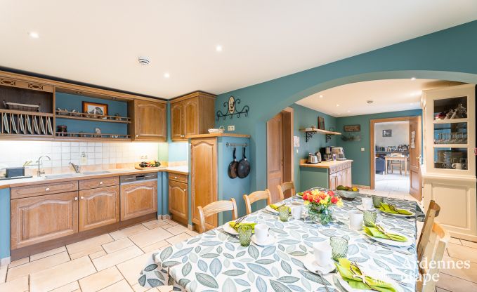 Luxe vakantiewoning in Jalhay voor 12 personen met jacuzzi, speelkamer en priv�tuin