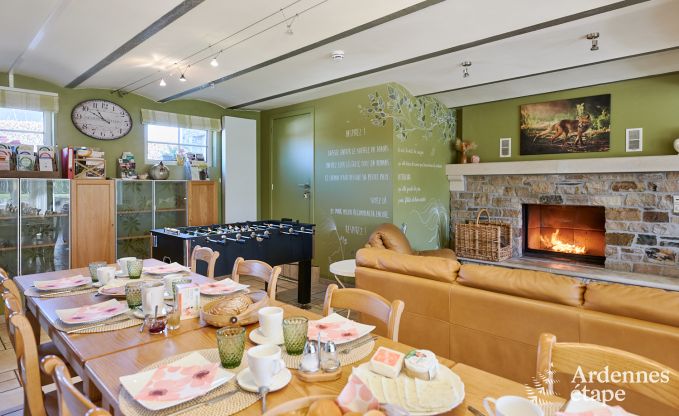 Luxe vakantiewoning in Jalhay voor 12 personen met jacuzzi, speelkamer en priv�tuin