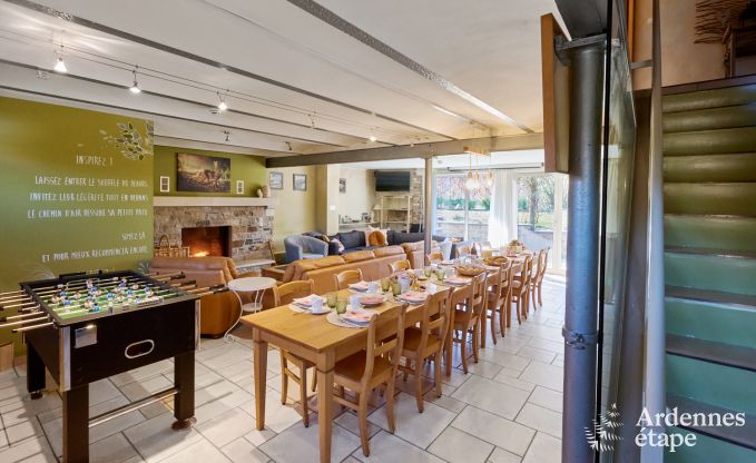 Luxe vakantiewoning in Jalhay voor 12 personen met jacuzzi, speelkamer en priv�tuin