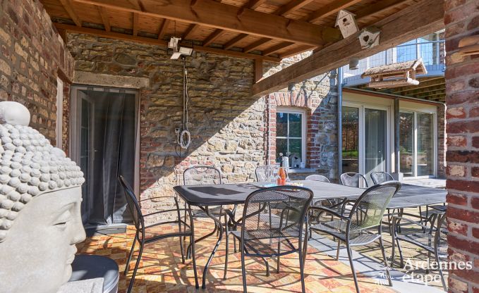 Luxe vakantiewoning in Jalhay voor 12 personen met jacuzzi, speelkamer en priv�tuin