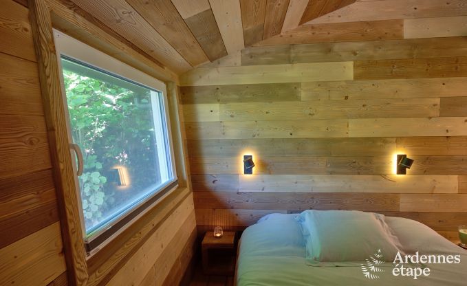 Ruime chalet aan het water voor 6 personen met houtkachel, barbecue en privterras in La Roche-en-Ardenne