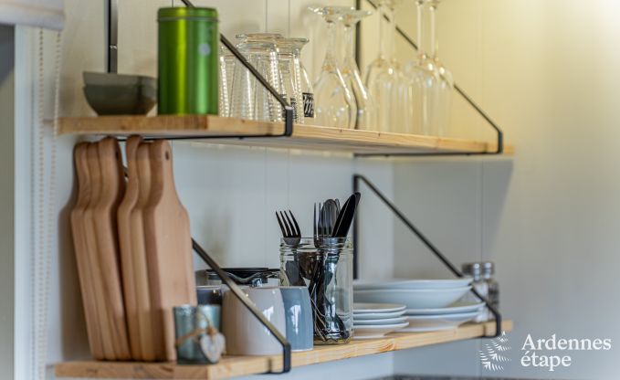 Charmante tiny house voor 4 personen in Lglise met kitchenette, houtkachel en privtuin