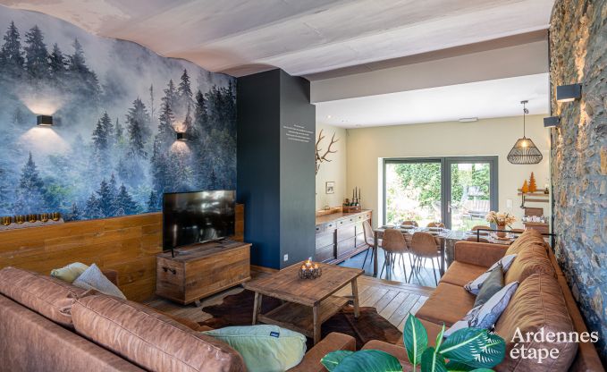 Ruime vakantiewoning in Libin voor 15 personen met priv�badkamers en professionele keuken