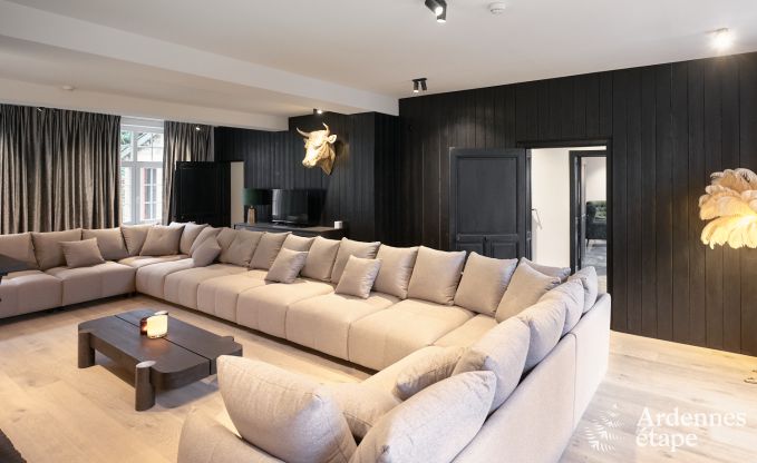 Kasteel in Libin: elegant verblijf voor 40 personen met uitgebreide voorzieningen