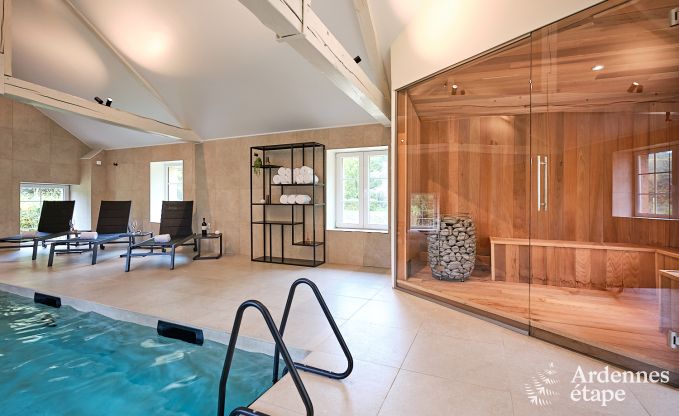 Kasteel in Libin: elegant verblijf voor 40 personen met uitgebreide voorzieningen