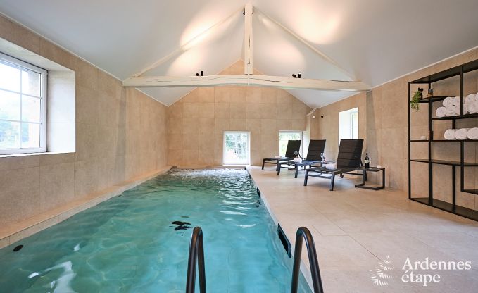 Kasteel in Libin: elegant verblijf voor 40 personen met uitgebreide voorzieningen