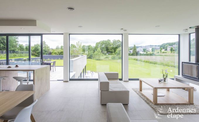 Vakantiewoning voor 15 personen in Libramont met binnenzwembad, sauna en privtuin aan het water