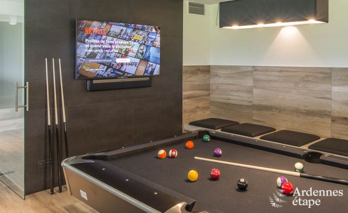 Vakantiewoning voor 15 personen in Libramont met binnenzwembad, sauna en privtuin aan het water