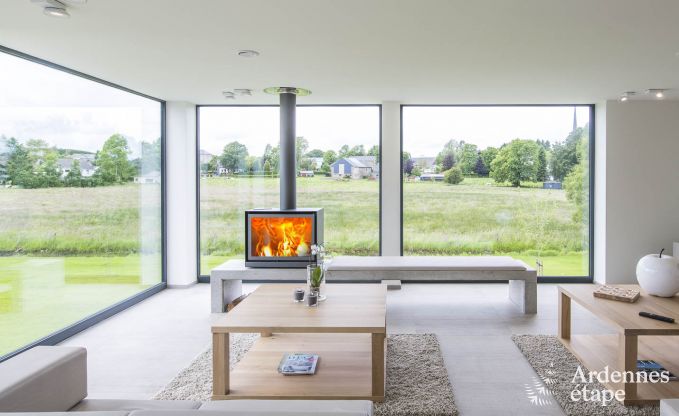 Vakantiewoning voor 15 personen in Libramont met binnenzwembad, sauna en privtuin aan het water