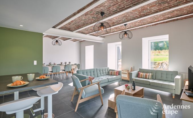 Vakantiewoning in Libramont voor 8 � 10 personen met speelkamer, terras en tuin in de Ardennen