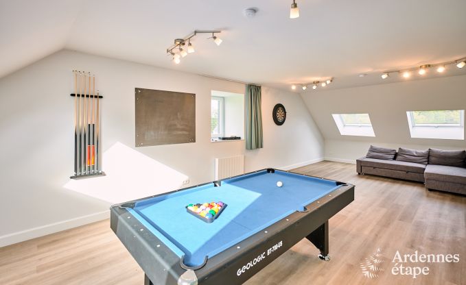 Vakantiewoning in Libramont voor 8 � 10 personen met speelkamer, terras en tuin in de Ardennen