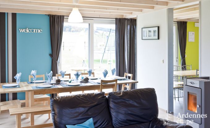 Modern vakantiehuis voor 8 personen met wellness te huur in Lierneux