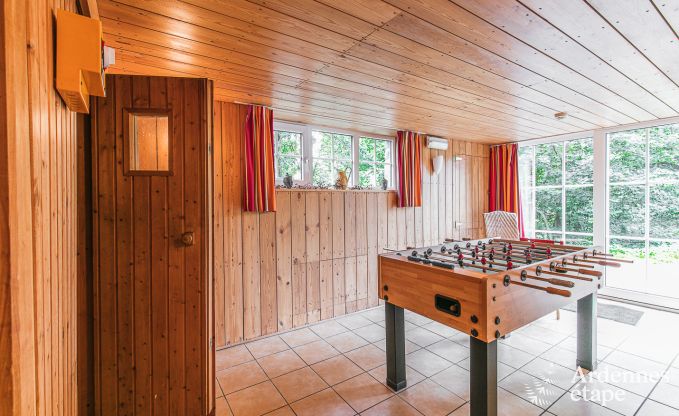 Chalet met openhaard en sauna in Malmedy, natuurgebied de Hoge Venen