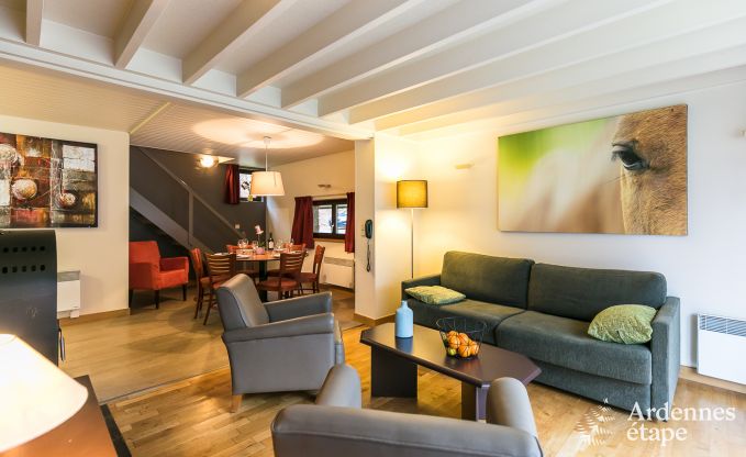Chalet voorzien van alle comfort voor 4/6 personen in een vakantiedorp in Malmedy