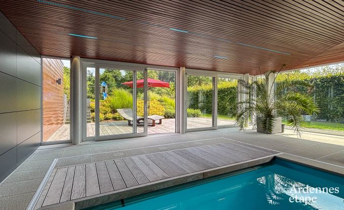 Luxe villa voor 8 personen met extra voorzieningen in Malmedy in de Ardennen