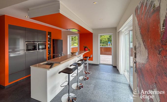 Luxe villa voor 8 personen met extra voorzieningen in Malmedy in de Ardennen