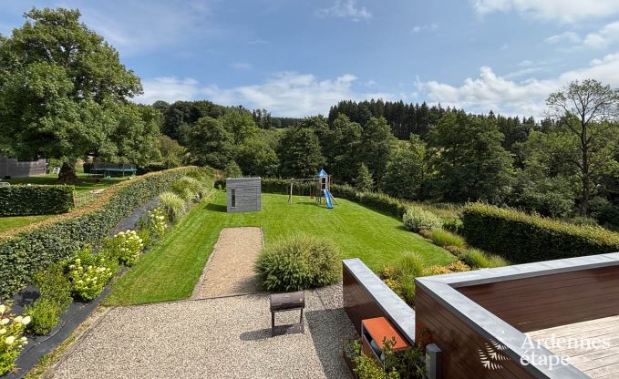Luxe villa voor 8 personen met extra voorzieningen in Malmedy in de Ardennen