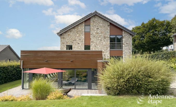Luxe villa voor 8 personen met extra voorzieningen in Malmedy in de Ardennen