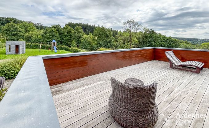 Luxe villa voor 8 personen met extra voorzieningen in Malmedy in de Ardennen
