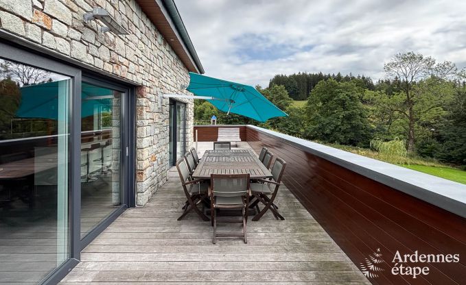 Luxe villa voor 8 personen met extra voorzieningen in Malmedy in de Ardennen