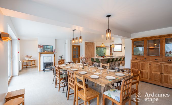 Gezinsvriendelijk vakantiehuis in Malmedy voor 14 personen met kachel, biljart en grote priv�tuin