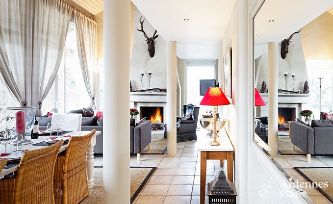 Ruim vakantiehuis voor 8 personen in Malmedy met 4 slaapkamers, sauna, open haard en priv�tuin