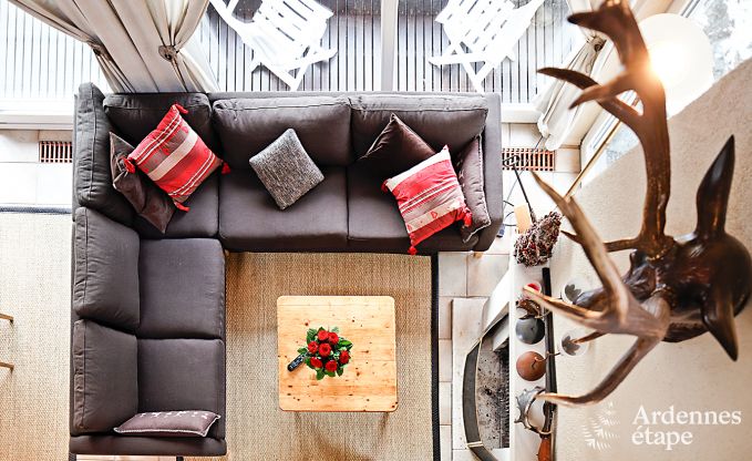 Ruim vakantiehuis voor 8 personen in Malmedy met 4 slaapkamers, sauna, open haard en priv�tuin