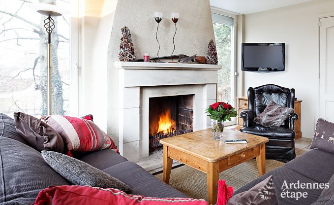 Ruim vakantiehuis voor 8 personen in Malmedy met 4 slaapkamers, sauna, open haard en priv�tuin