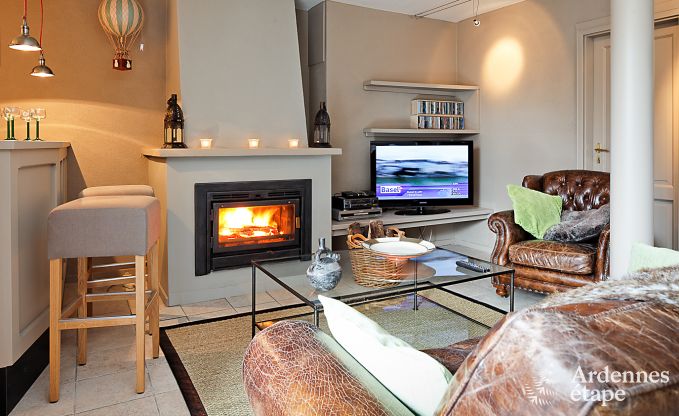 Ruim vakantiehuis voor 8 personen in Malmedy met 4 slaapkamers, sauna, open haard en priv�tuin