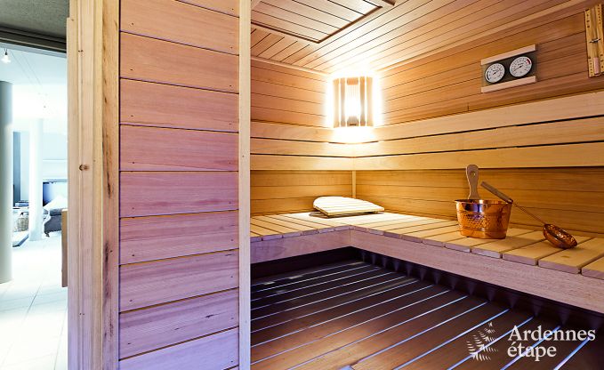 Ruim vakantiehuis voor 8 personen in Malmedy met 4 slaapkamers, sauna, open haard en priv�tuin